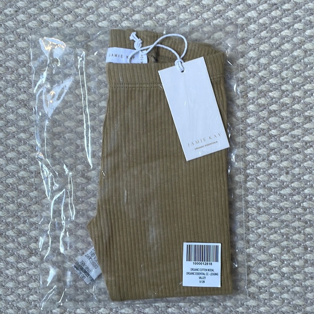 Jamie Kay Organic Essential Legging, Valley, 6-12 Months, NIB